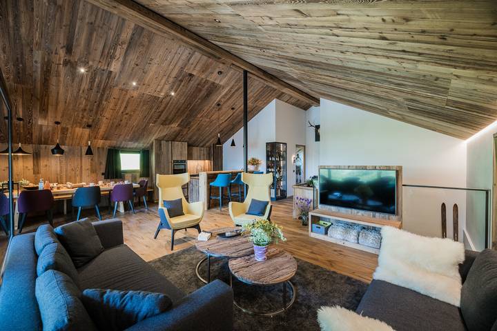 Chalet für 4 Personen, mit Seeblick im Vinschgau