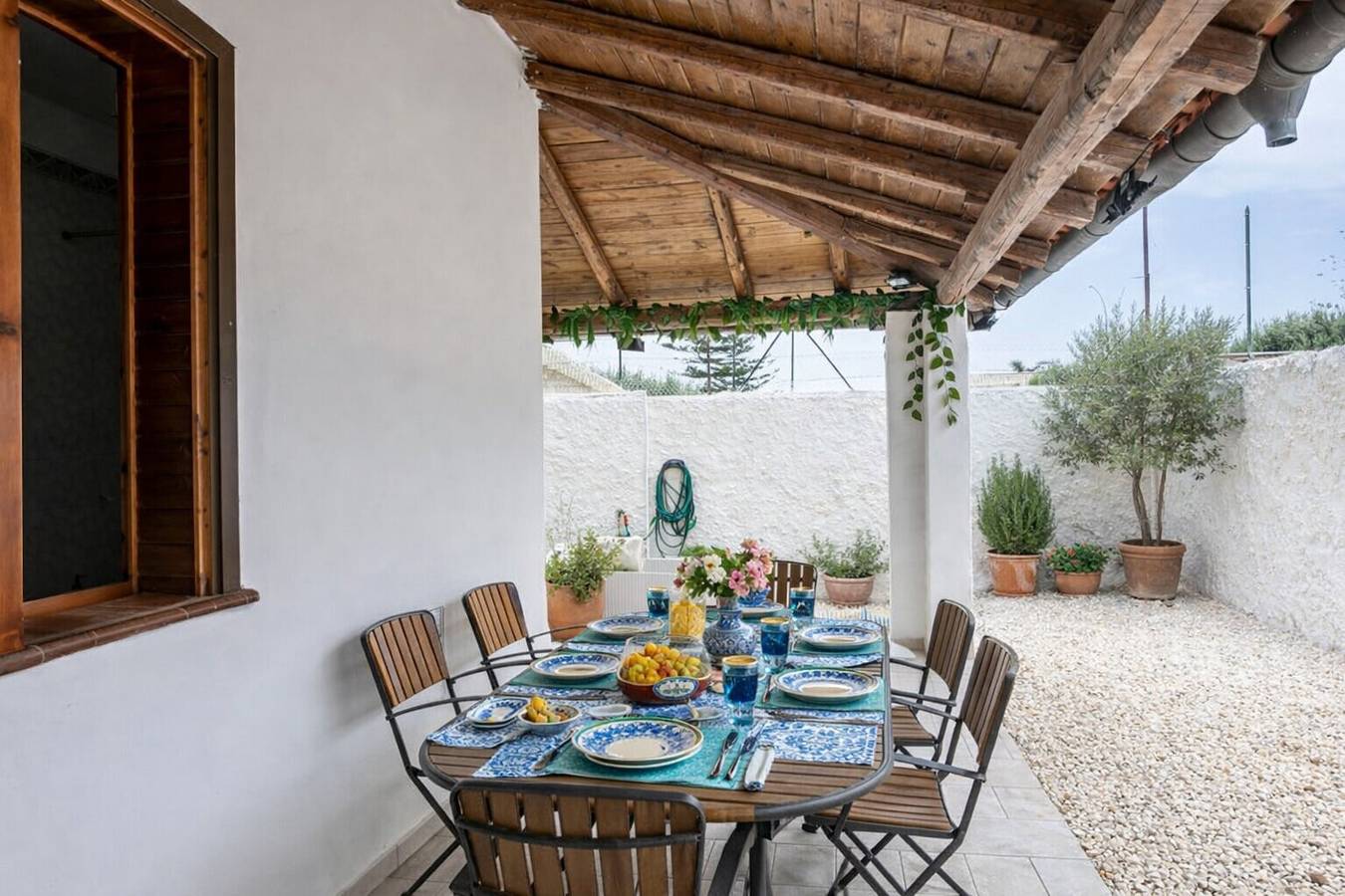 Villa 'Casa Al Mare' mit privater Terrasse, Wlan und Klimaanlage in Syrakus, Syrakus Provinz