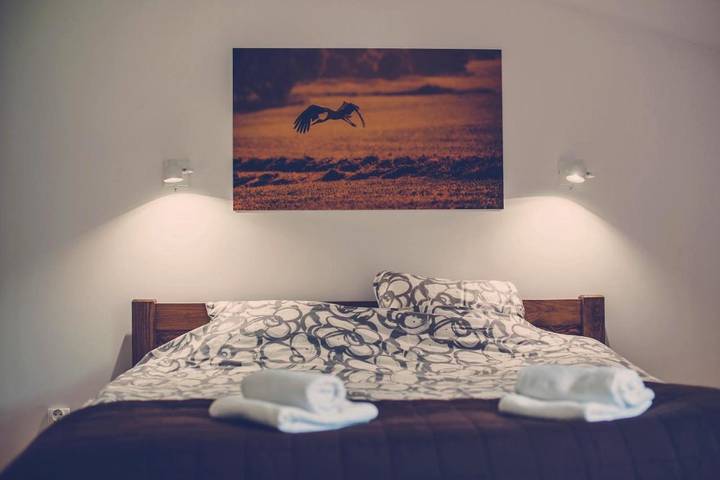 Apartament wakacyjny dla 5 osób, z widok i ogród w Szczytna