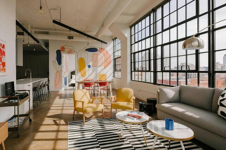 Apartamento para 2 personas, con terraza en Filadelfia