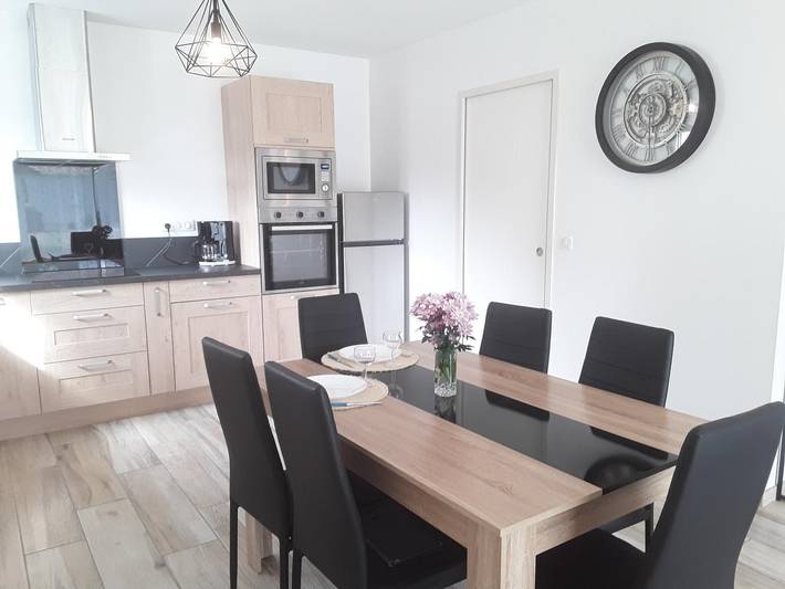 Gîte pour 4 personnes, avec Terrasse ainsi que Jardin et Vue