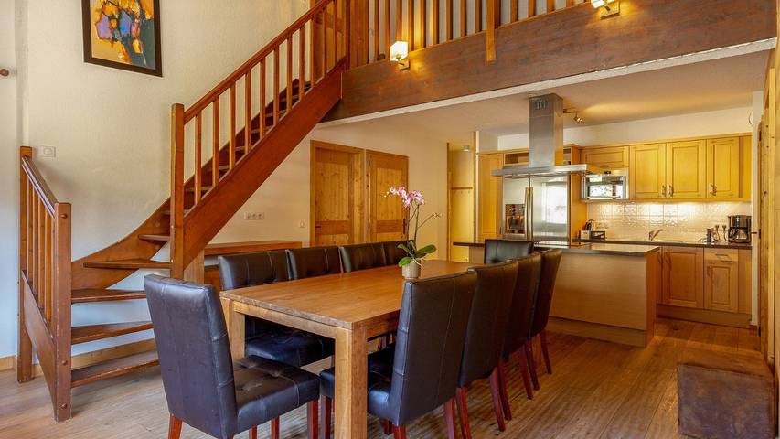 Gîte pour 10 personnes, avec balcon à Vallorcine