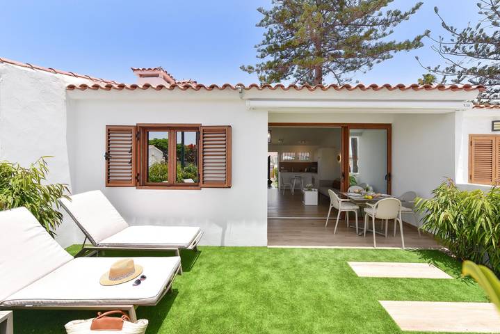 Bungalow für 4 Personen, mit Terrasse und Garten sowie Pool in Playa del Inglés - 2