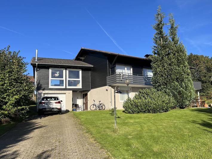 Ferienhaus für 6 Personen, mit Balkon und Terrasse sowie Garten und Sauna im Harz