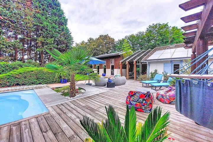 Maison de vacances pour 8 personnes, avec piscine à Saint-Vincent-de-Paul