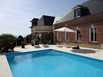 Chambre d’hôte pour 4 personnes, avec piscine et jardin en Seine-Maritime