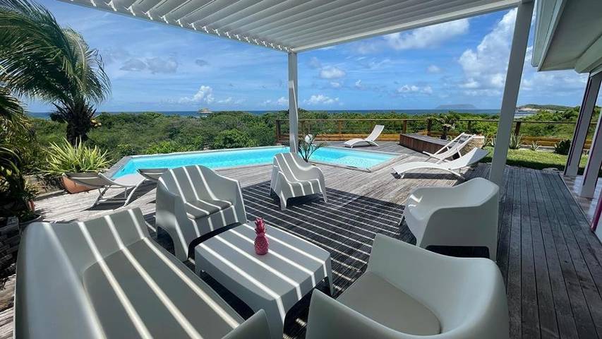 Location de vacances pour 6 personnes, avec jardin ainsi que piscine et vue dans Anse Tarare - 2