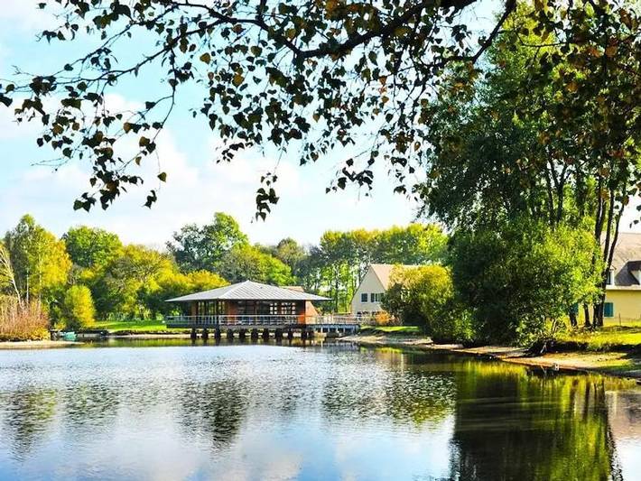 Camping Domaine de Sainte Montaine - Bungalow 4 personen - Cèdre 3 Zimmer 4 Personen in Sainte-Montaine, Sologne