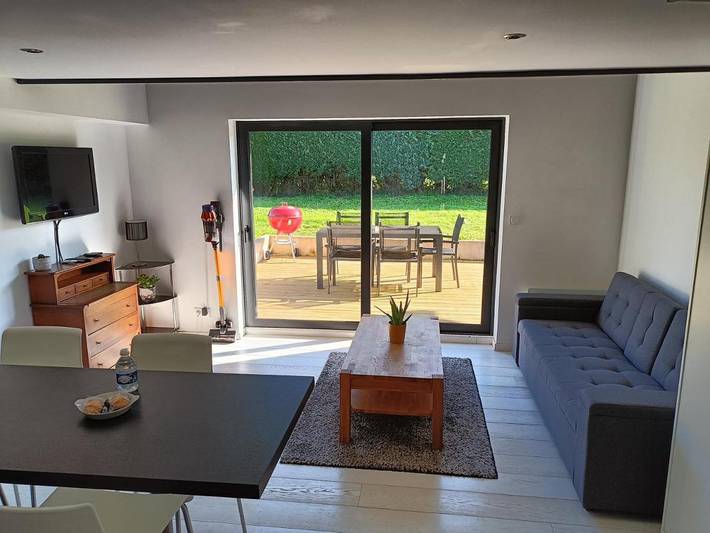 Gîte pour 4 personnes, avec jardin et terrasse à Brindas