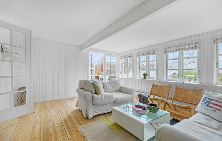 Ferienhaus für 7 Personen mit Terrasse in Hornbæk, Kattegat Küste
