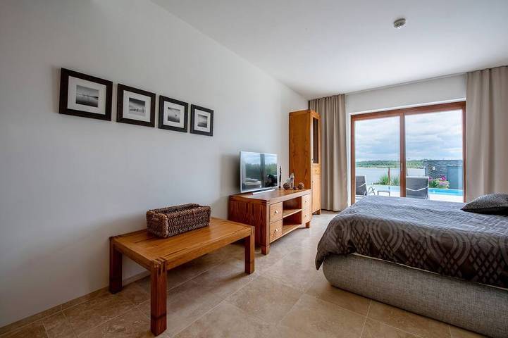 Ferienwohnung für 2 Personen, mit Terrasse und Pool sowie Garten und Sauna im Leipziger Neuseenland - 3