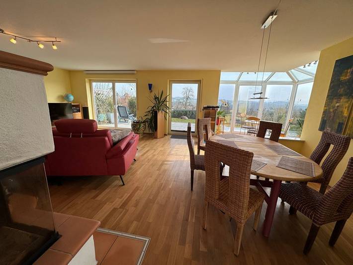 Ferienhaus mit Bergblick in Tettnang in Tettnang, Region Bodensee-Oberschwaben