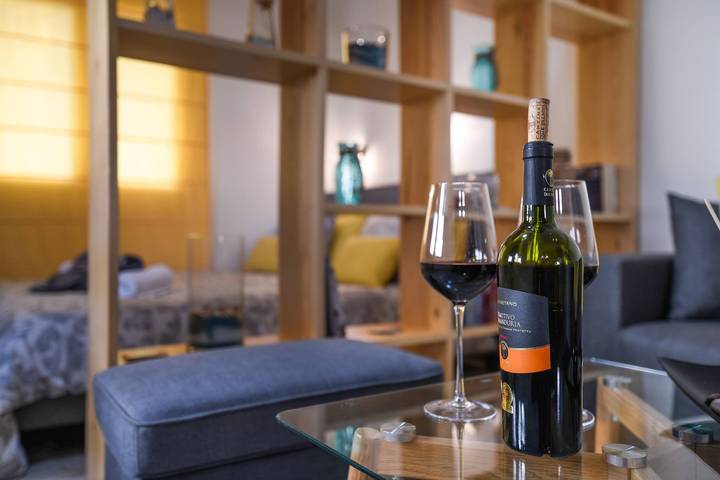 Ferienwohnung für 3 Personen, mit Balkon/Terrasse, mit Haustier in Chania