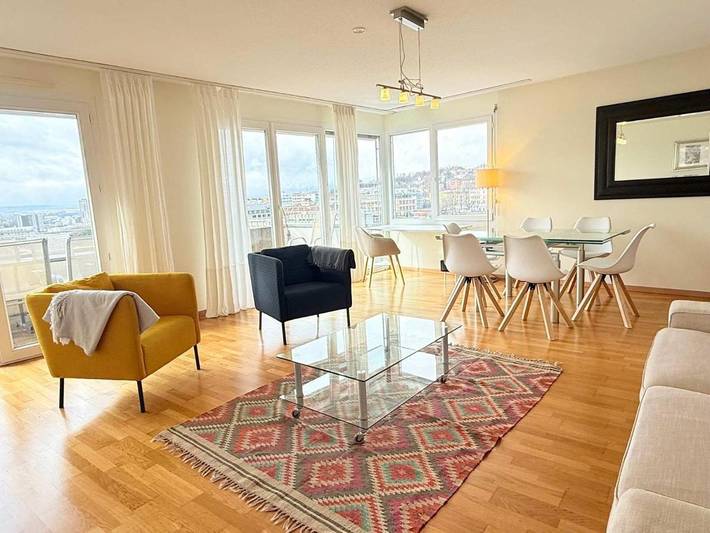 Gîte pour 6 personnes, avec terrasse à Lausanne