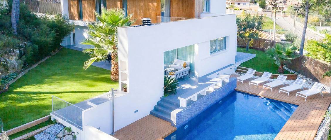 Chalet para 12 personas con piscina in Olivella, Garraf