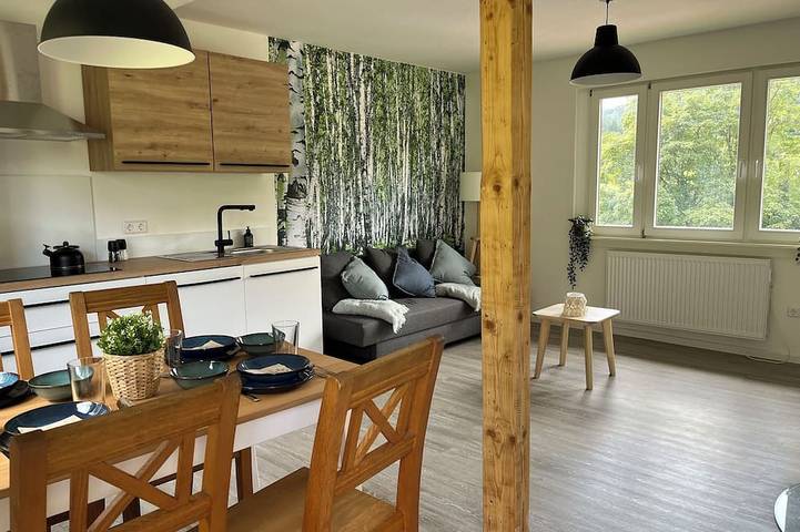 Ferienhaus für 4 Personen, mit Terrasse und Garten