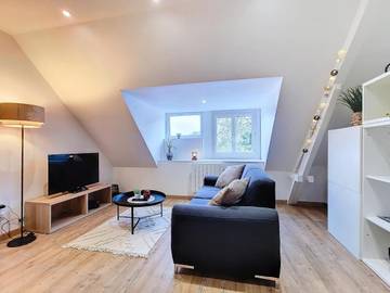 Gîte pour 2 personnes, avec jardin à La Glacerie