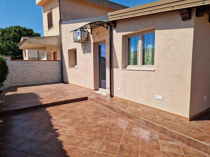 Ferienhaus für 3 Personen, mit Terrasse und Garten