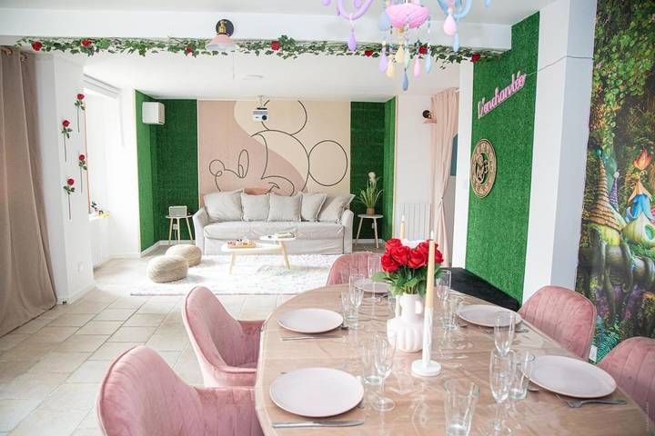 Appartement de vacances pour 6 personnes, avec terrasse et jardin