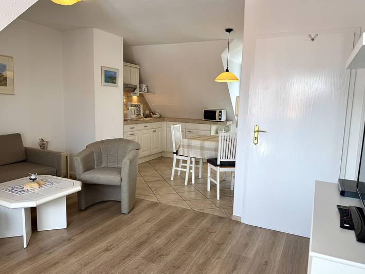 Ganze Wohnung, Moderne, zentral gelegene 2-Zimmer Obergeschosswohnung für bis zu 3 Personen in Westerland, Sylt (Gemeinde)