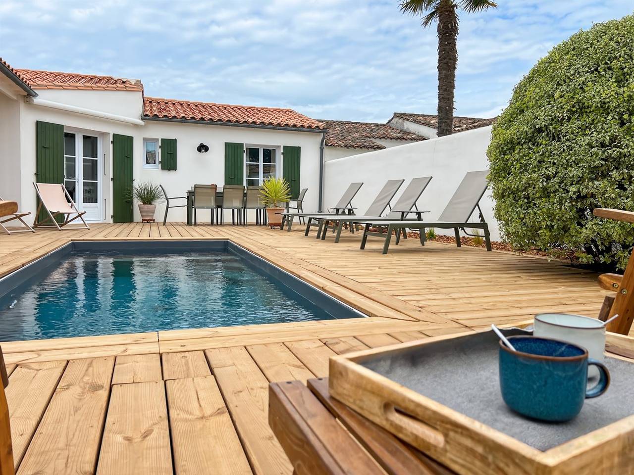 Charmante maison avec piscine in Le Bois-Plage-en-Ré, Île de Ré
