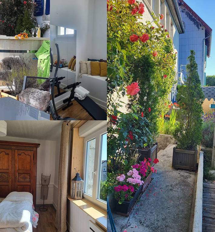 Gîte pour 18 personnes, avec jardin et terrasse ainsi que sauna et jacuzzi, animaux acceptés à Les Fontenelles
