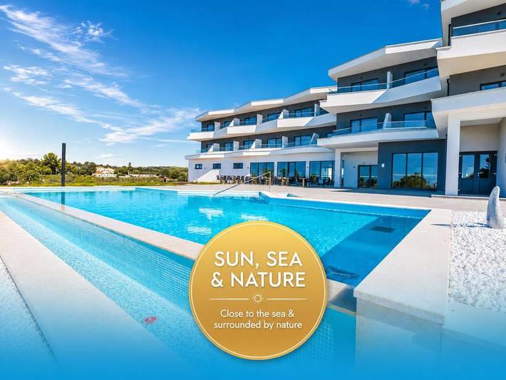Hotel für 2 Personen, mit Balkon und Terrasse sowie Garten und Pool in Lanterna