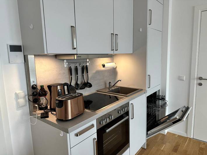 Ferienwohnung für 3 Personen, mit Terrasse und Garten sowie Ausblick in Blumberg