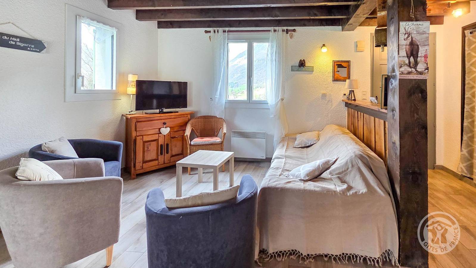 Casa de huéspedes para 7 personas con balcón/terraza in Luz-Saint-Sauveur, Parque nacional de los Pirineos