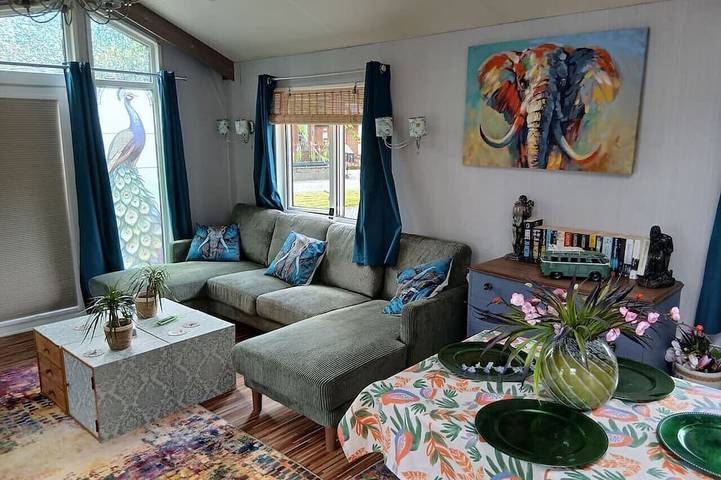 Log cabin for 5 people, with Balcony in Auchterarder
