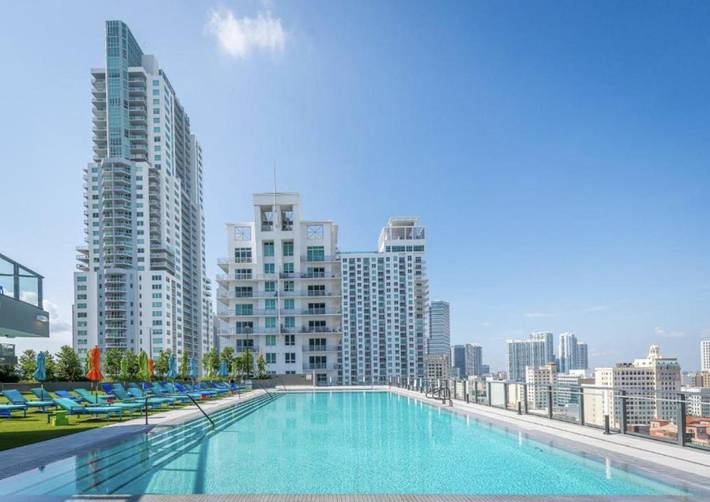 Loft voor 2 personen, with whirlpool and balkon as well as zwembad in Miami