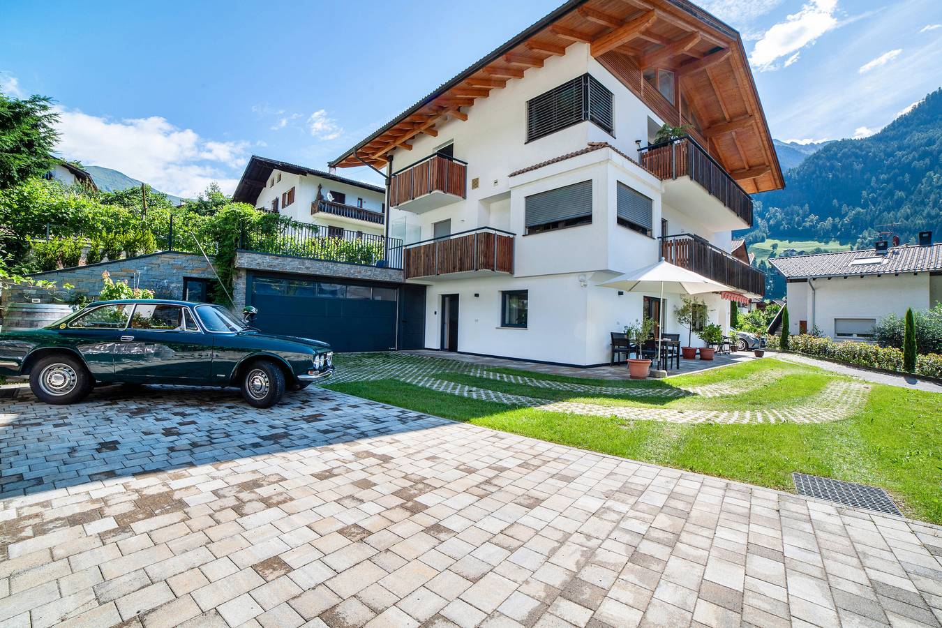 Ganze Wohnung, Ferienwohnung Berta – neu, komfortabel, mit Gartenterrasse & Bergblick in St. Martin in Passeier, Texelgruppe