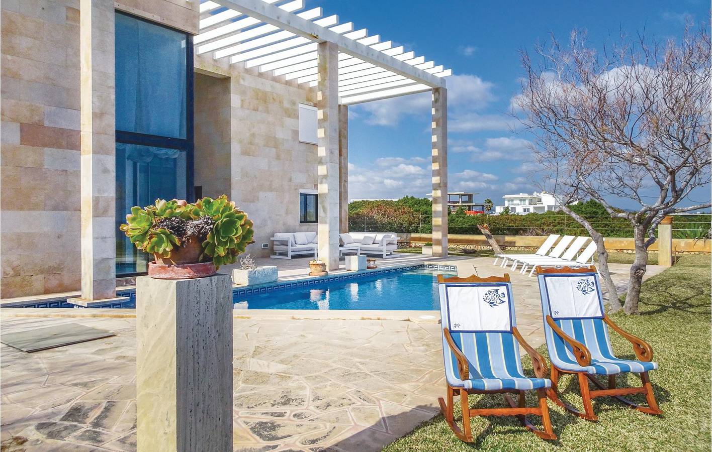 Amplio apartamento con aire acondicionado, terraza y piscina - 1,5 km de la playa de Cala Marçal in Felanitx, Mallorca Sur