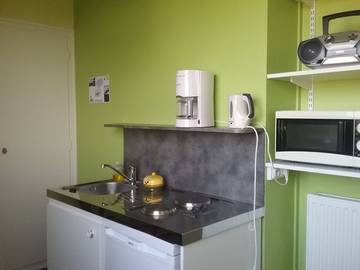 Studio pour 2 personnes, avec balcon dans la Manche