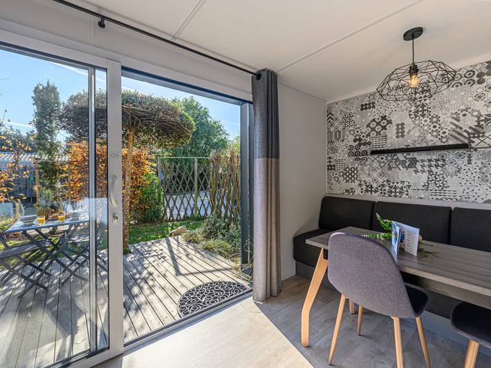 Location de vacances pour 2 personnes, avec terrasse et jardin à Carnac