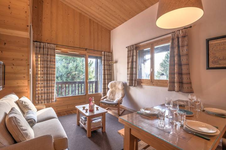 Gîte pour 4 personnes, avec balcon, adapté aux familles à Megève - 3
