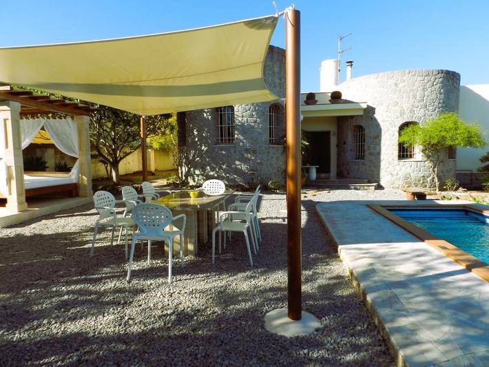 Casa rural para 8 personas, con Terraza y Jardín además de Piscina y Vistas en San Rafael de Sa Creu - 4