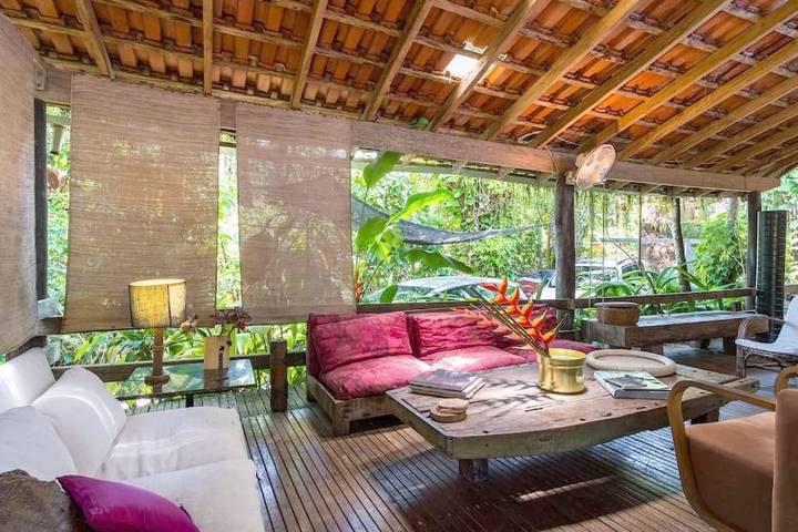 Pousadas para 4 pessoas, com terraço e jardim em Picinguaba