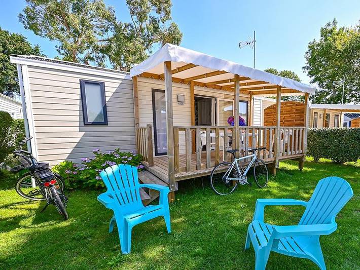 Camping Domaine De Kersial - Mobilheim 4 personen - Mobilheim Cosy 2 Zimmer in Sarzeau, Côte des Mégalithes