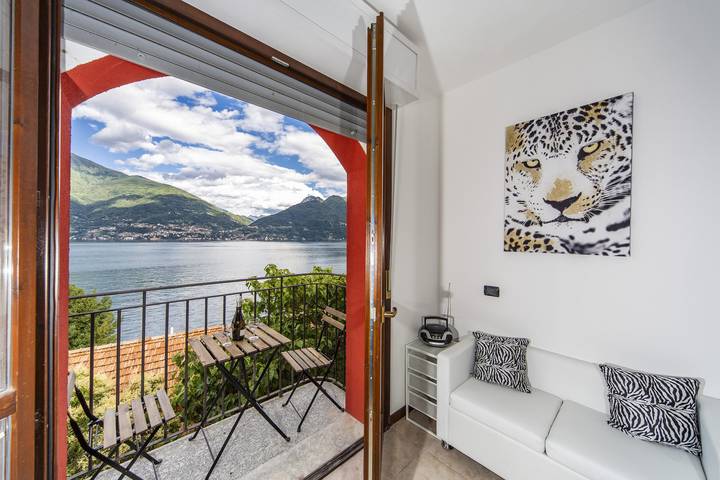 Studio für 3 Personen, mit Seeblick und Balkon in Comune di San Siro - 3