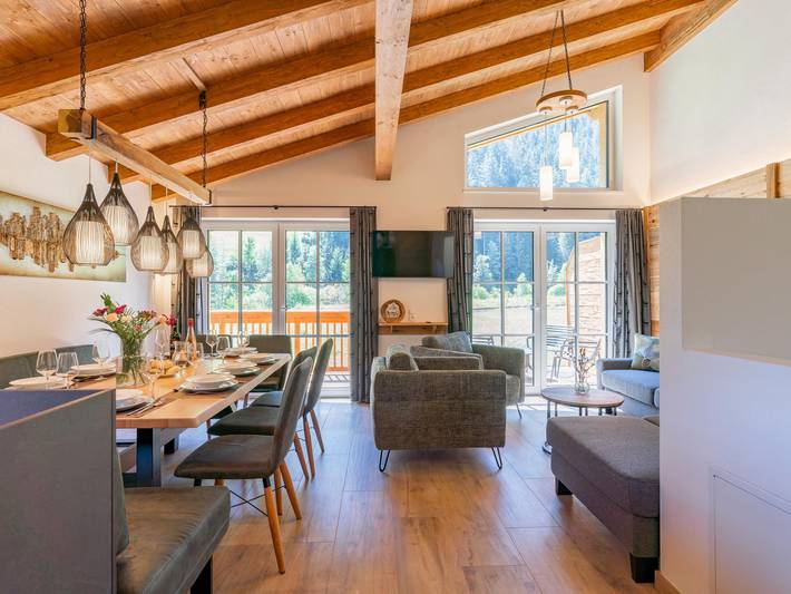 Chalet für 10 Personen, mit Balkon und Sauna sowie Garten in Wald im Pinzgau - 2
