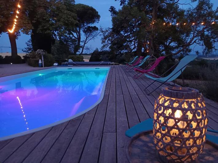 Gîte pour 2 personnes, avec jardin et vue ainsi que piscine et vue sur le lac, animaux acceptés à Lombers - 2