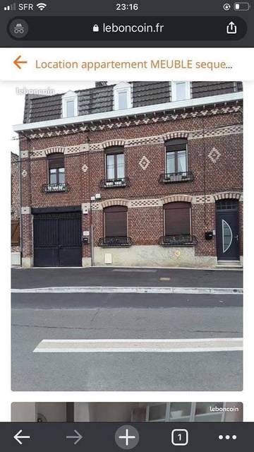 Gîte pour 5 personnes, avec vue à Sequedin