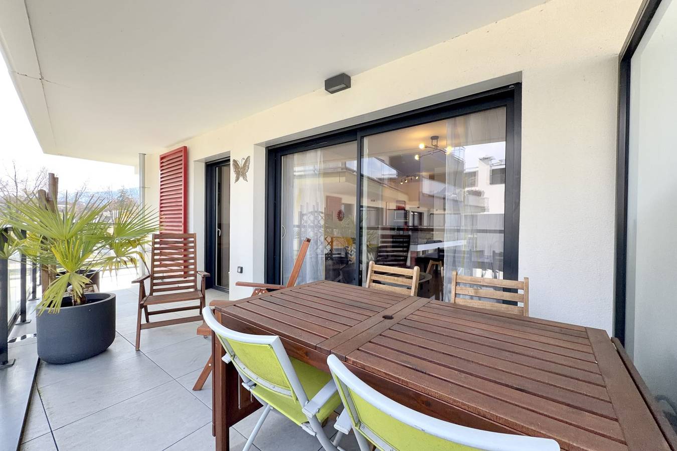 Geheel appartement, Vakantieappartement voor 4 personen met terras in Le Bourget-du-Lac, Chambéry en omgeving