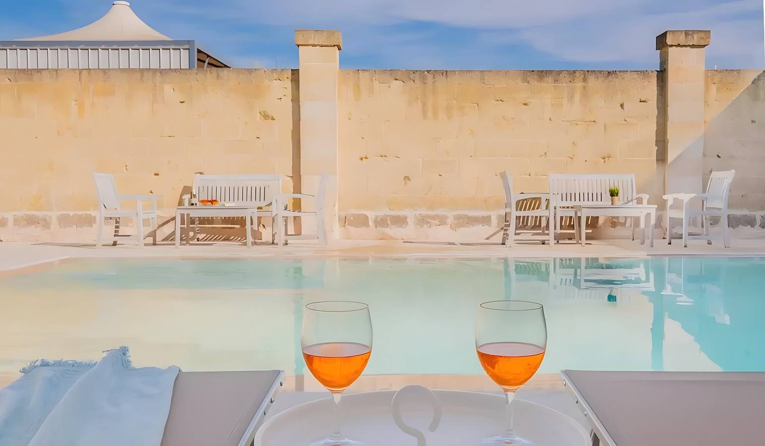 Villa „Antica Masseria Torre Della Luna“ mit privatem Pool, Wlan & Klimaanlage in Martano, Lecce Provinz