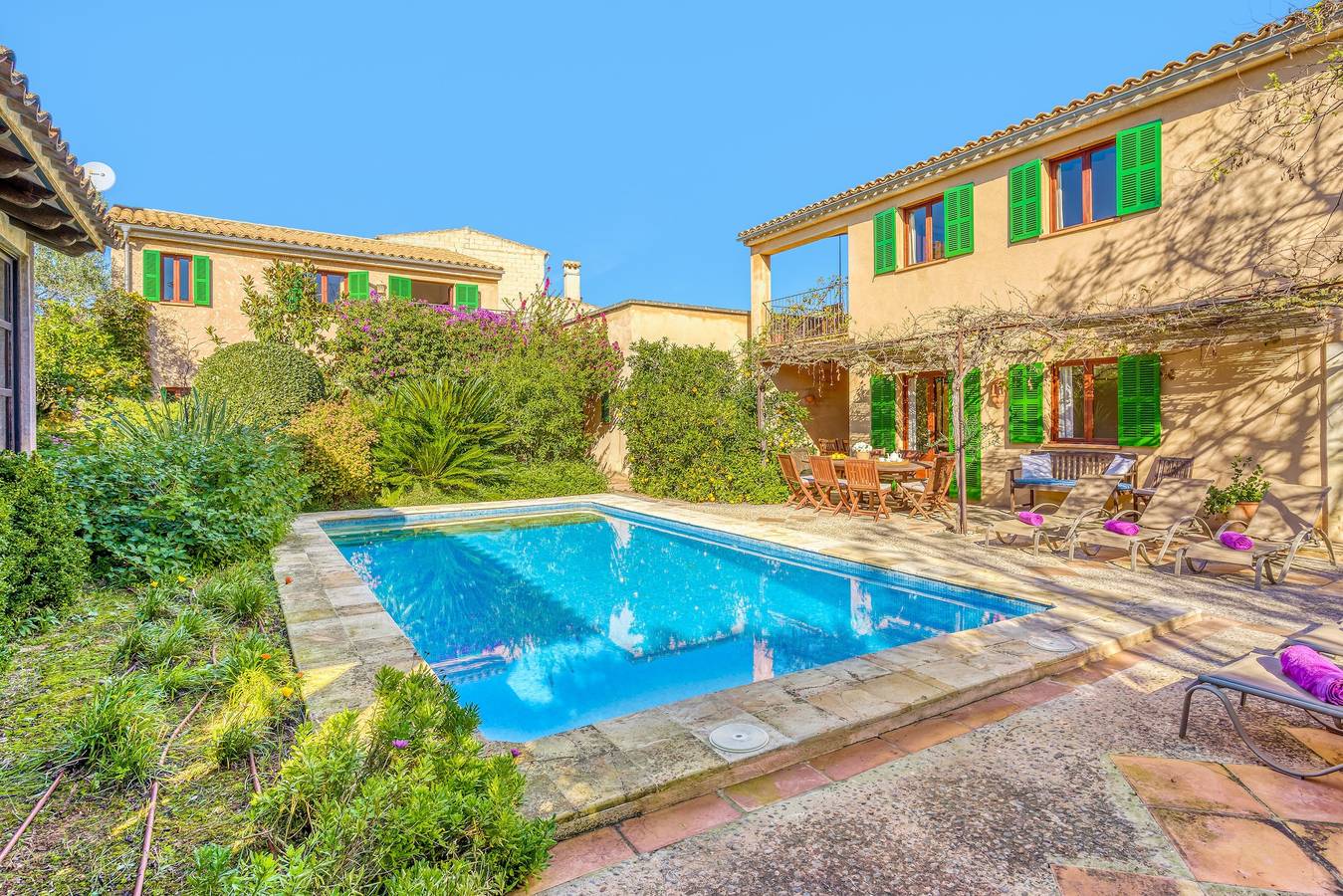 Geräumiges Ferienhaus "Can Casta" mit Pool, Wlan, Terrasse & Garten; Parkplatz vorhanden in Petra (Mallorca), Mallorca Inselmitte