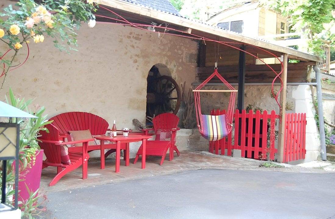 Chambres de Christine avec petit déjeuner - Chambre Rouge in Amboise, Région de Tours