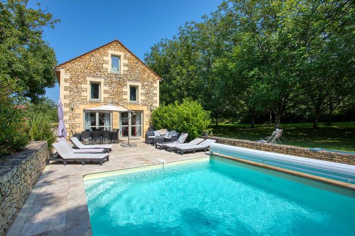 Gîte für 8 Personen, mit Pool und Garten sowie Ausblick - 1