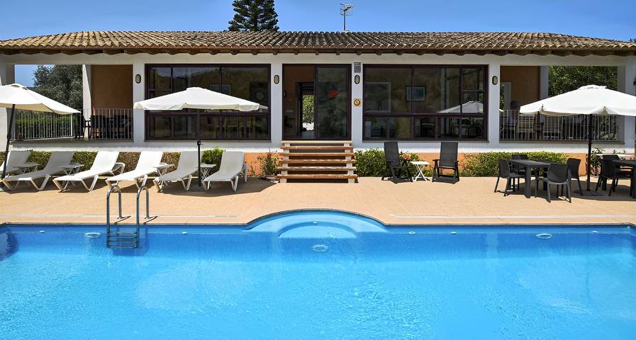 Ferienhaus 'Sa Font den Ros Mallorca' mit Bergblick, privatem Pool und WLAN in Son Servera, Mallorca Osten