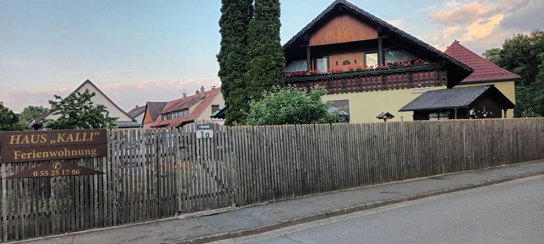 Ferienwohnung für 5 Personen, mit Balkon und Terrasse sowie Ausblick in Walkenried